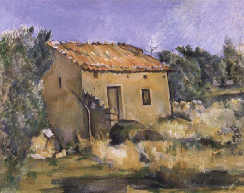 Paul Cezanne Abandoned House near Aix-en-Provence